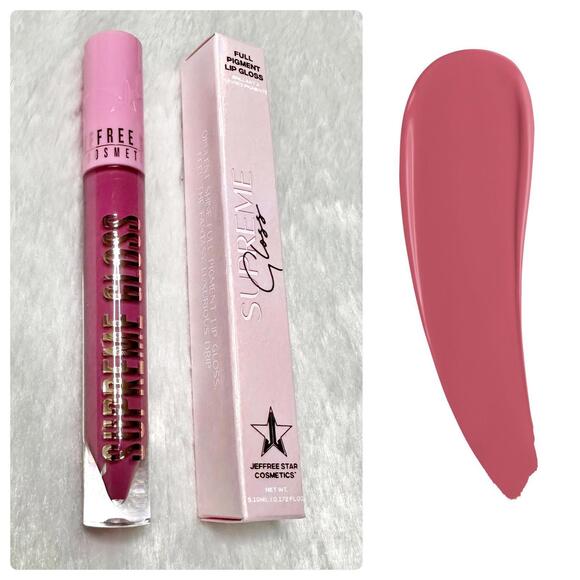 NIB Jeffree Star Supreme Full Pigment Lip Gloss Please Forgive Me Full Sz 5.10ml - Picture 1 of 9